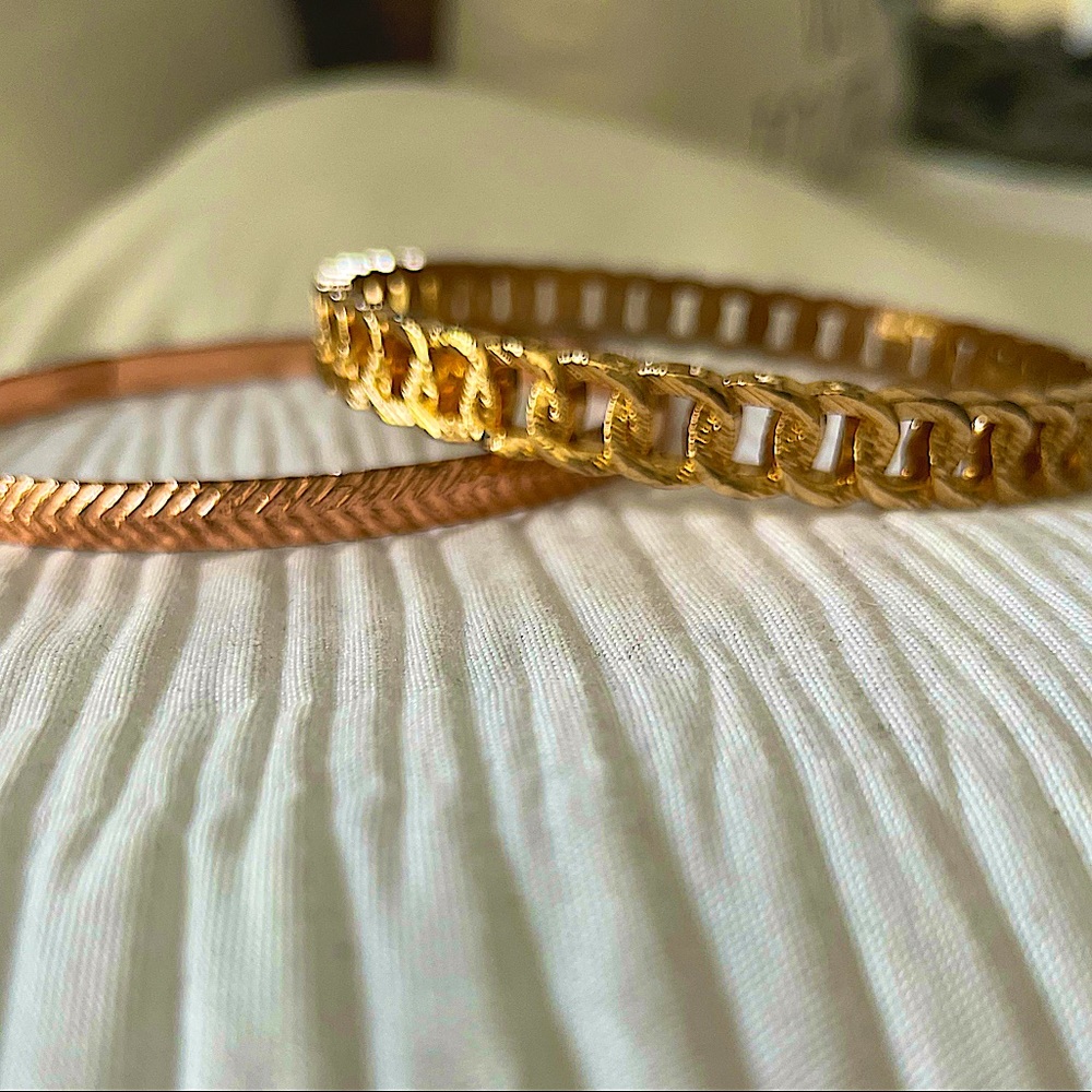 Gold bracelets 🌼